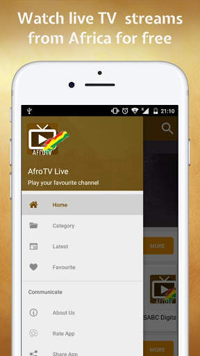 AfroTV Live - Watch All African TV Stations screenshot 1