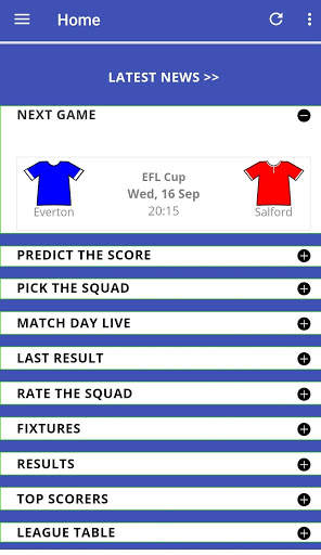 Toffees news screenshot 1