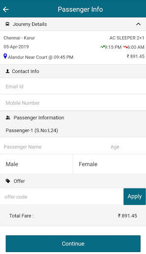 SK Balu Bus screenshot 6
