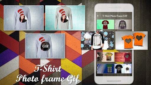 T-Shirt GIF Photo Frame Editor screenshot 1