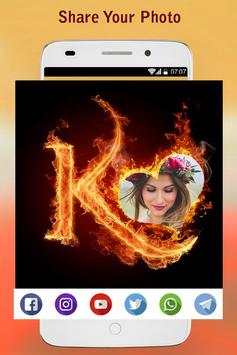 3D Fire Text Photo Frame screenshot 6