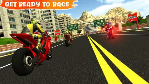 Highway Racing Bike : Crazy US Rider screenshot 2