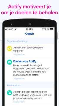 Actify Bewegen stappenteller screenshot 2