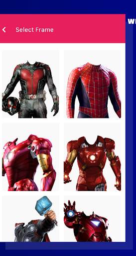 Superhero Photo Suit Editor screenshot 2