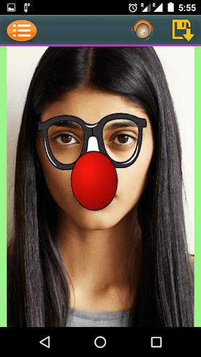 Funny Eye Nose Glasses Changer screenshot 2