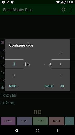 GameMaster Dice screenshot 3