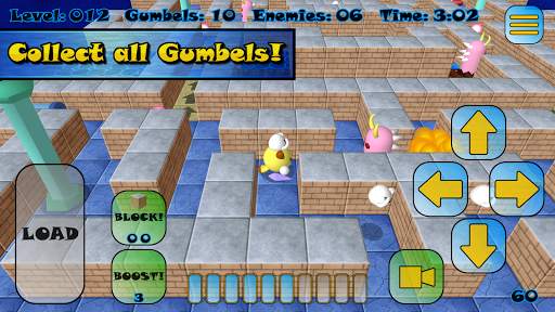 Gumbelmon: 3D Labyrinth Classic Arcade Maze Run screenshot 1
