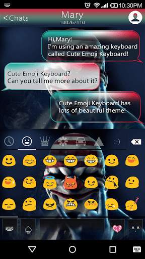 Clown Joker IT Emoji Keyboard screenshot 2