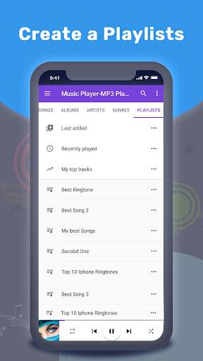 Default Music Player - MP3 Player, Audio Player screenshot 4