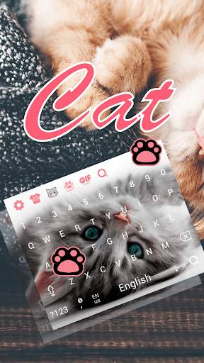 Cat Keyboard Theme screenshot 2