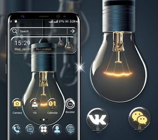 Bulb Launcher Theme screenshot 1