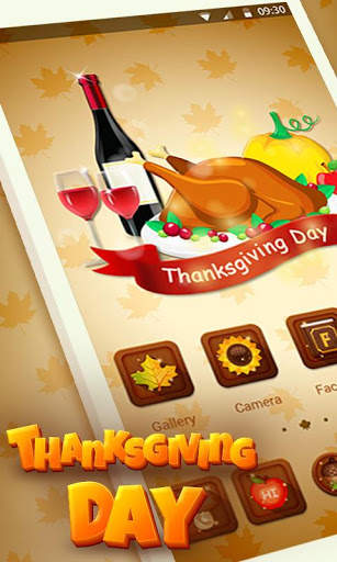 Thanks Giving Day Go Launcher Theme screenshot 1