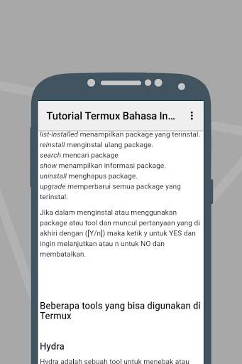 Tutorial Termux Indonesia screenshot 2