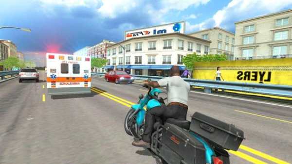 City Traffic Moto Racing screenshot 2