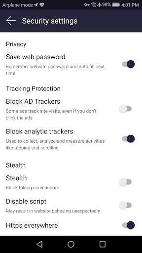 Private  Browser With free VPN screenshot 4
