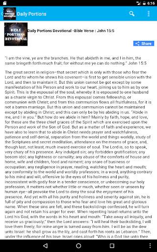 Daily Portions Devotional screenshot 3