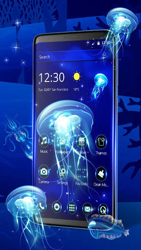 Starry Blue Launcher screenshot 4