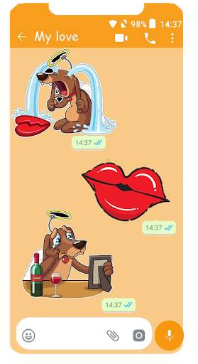 Love Stickers For Whatsapp 2020 screenshot 3