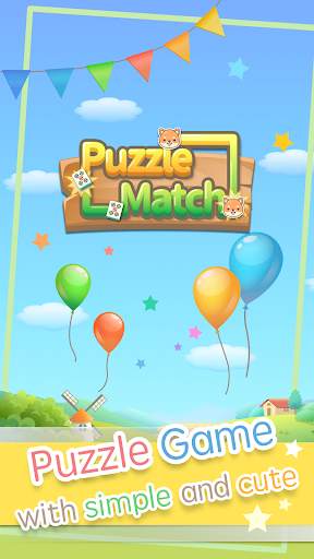 Puzzle Match - Mahjong & lovely animals screenshot 1