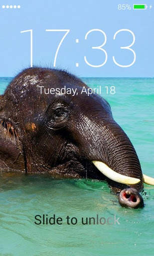 Elephants Lock Screen screenshot 1