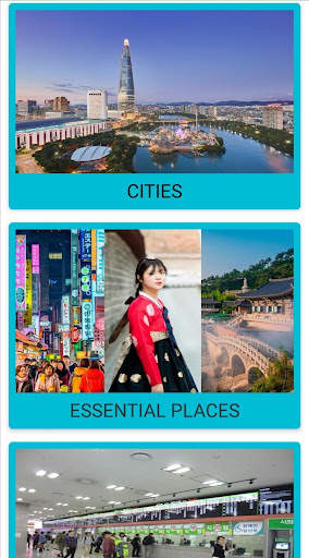 South Korea travel guide screenshot 1