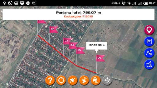 Aplikasi Penghitung Luas Tanah screenshot 3
