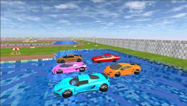 Waterpark Uphill : Adventurous Car Racing screenshot 9