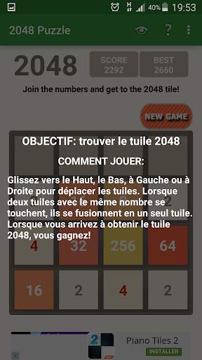 2048 Puzzle Game Numbers screenshot 5