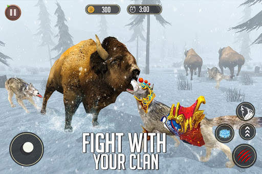 serigala simulator: game hutan liar screenshot 14