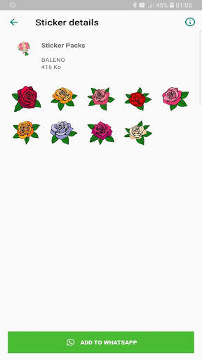 Roses Stickers - WAStickerApps screenshot 3