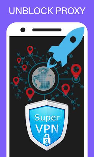 SUPER VPN MASTER - Unblock Proxy VPN Master Lite screenshot 1