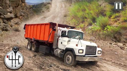 Real Cargo Truck Offroad Driving Simulator 2021 screenshot 1