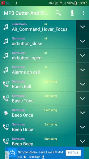 MP3 Cutter And Ringtone Maker screenshot 1