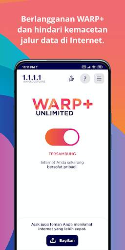 1.1.1.1: Internet Lebih Cepat & Aman screenshot 3