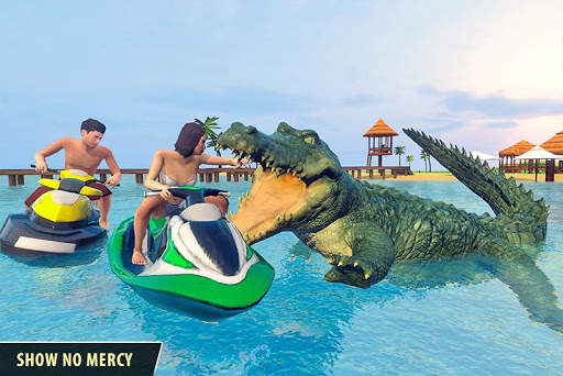 Angry Crocodile Family Simulator: Crocodile Attack screenshot 2