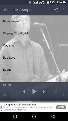Eric Clapton Song screenshot 3