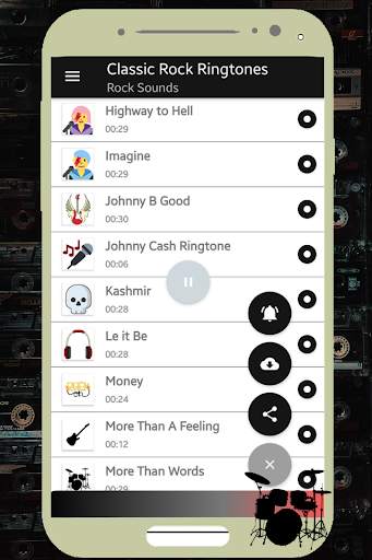 Classic Rock Ringtones Music for Cell phone free screenshot 5