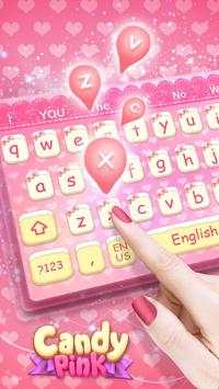 Candy Pink Keyboard screenshot 2