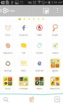 Mini-Me sticky go launcher स्क्रीनशॉट 4