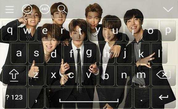 BTS Keyboard Theme ( kpop ) screenshot 4