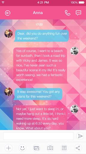 Light Messages Theme screenshot 5