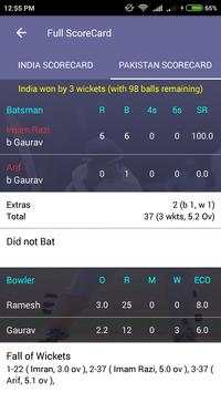 Cricket Score Board screenshot 8
