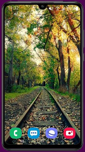 Awesome Railroad Wallpaper HD screenshot 2