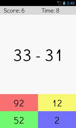 gioco di matematica duro screenshot 2