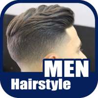 Men Hairstyle set my face logo