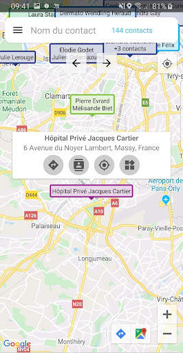 Contact on Map screenshot 5