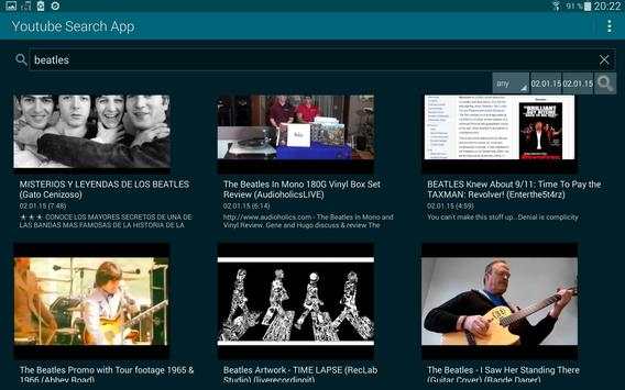 Video Search for Youtube screenshot 1