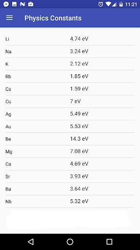 Physics Constants screenshot 8