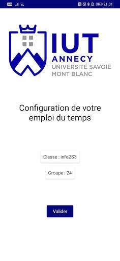 Emploi du temps IUT 1 تصوير الشاشة