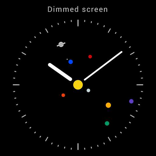 Planets Watchface Android Wear screenshot 3